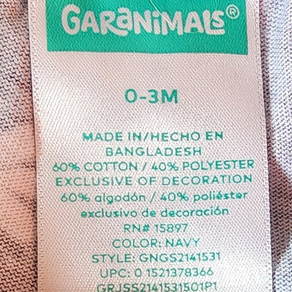 Garanimals Baby Girls' Daisy Print Knit Shorts Size 0-3 Months - Picture 5 of 5